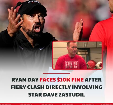 RYAN DAY FACES $10,000 FINE AFTER OVERREACTING IN OHIO BOBCATS RACE INVOLVING DAVE ZASTUDIL