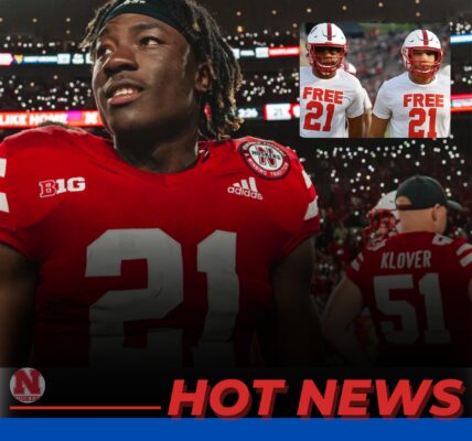 Shockwaves in Lincoln: Nebraska Star Emmett Johnson Suspended, Entire Huskers Team Rallies with ‘Free 21’