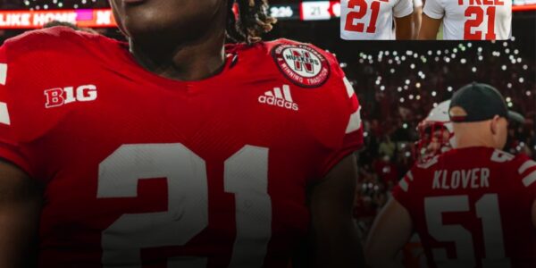 Shockwaves in Lincoln: Nebraska Star Emmett Johnson Suspended, Entire Huskers Team Rallies with ‘Free 21’
