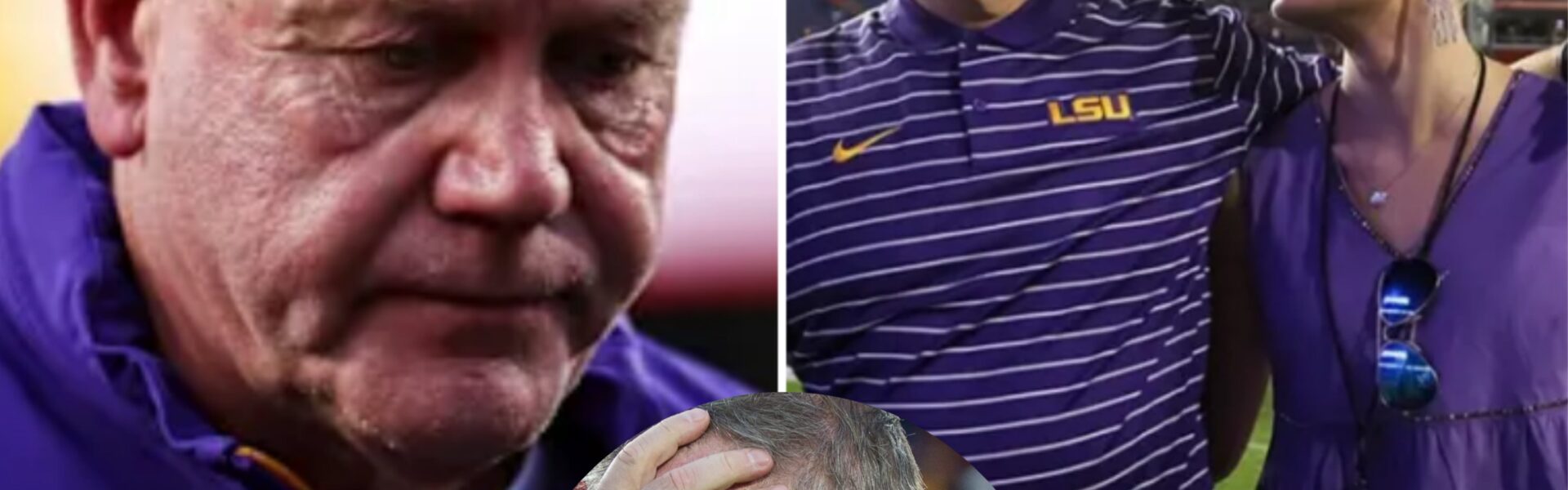 LSU Fans in Shock: Brian Kelly Collapses Mid-Game After Heartbreaking Update About Wife – A Staggering Sideline Moment