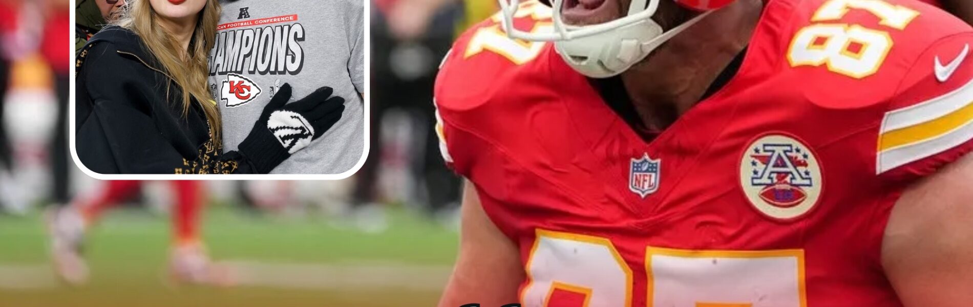 Travis Kelce and his family in tears as Kansas City stadium mourns with them.