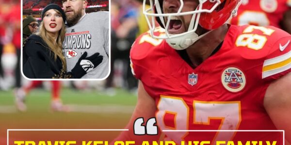 Travis Kelce and his family in tears as Kansas City stadium mourns with them.
