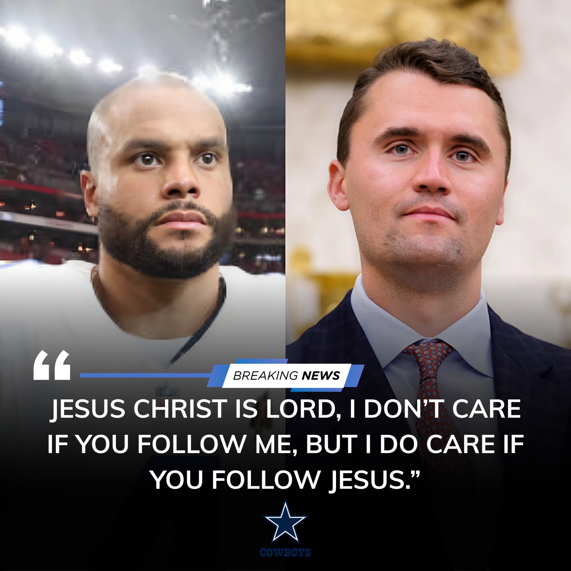 Faith Under Fire: Dak Prescott Faces Backlash Over Bold Statement