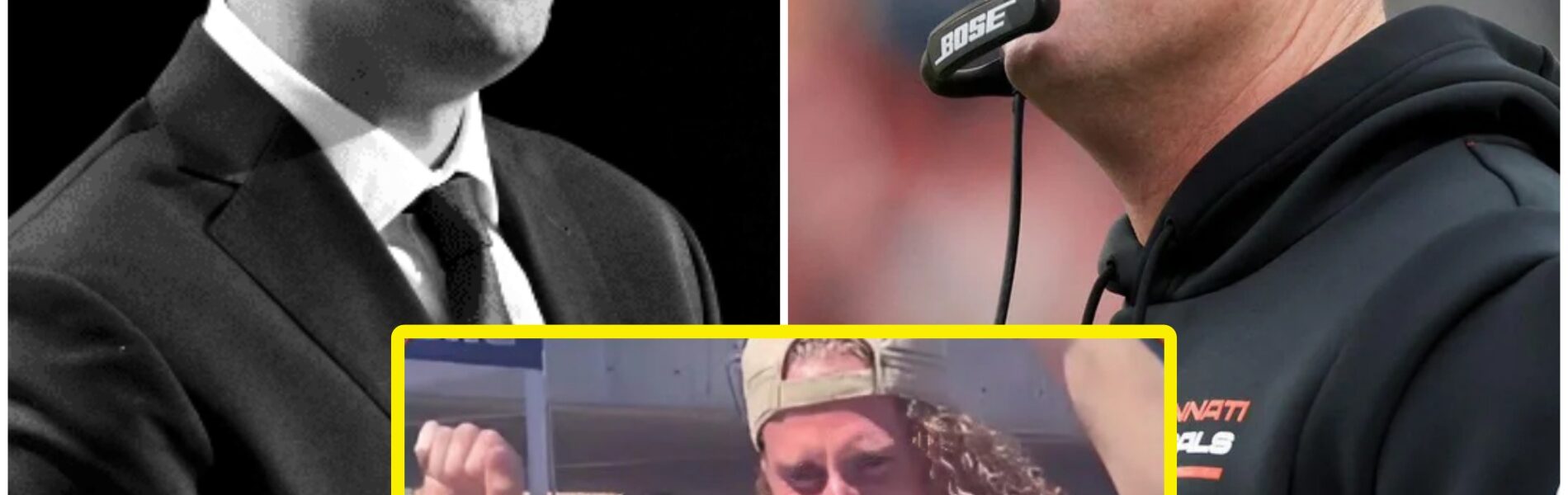 BREAKING: Bengals head coach Zac Taylor has issued a lifetime ban after discovering that a spectator photographed celebrating Charlie Kirk’s death at Utah Valley University was, in fact, one of the prominent members of his team. With firm resolve, Zac Taylor declared that neither the individual nor their family will ever be allowed near his events or games again — a blunt message that he will not tolerate disgrace or the mocking of tragedy.