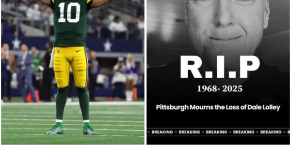 Jordan Love lifts both hands to the sky — fans read it as a farewell to veteran journalist Dale Lolley