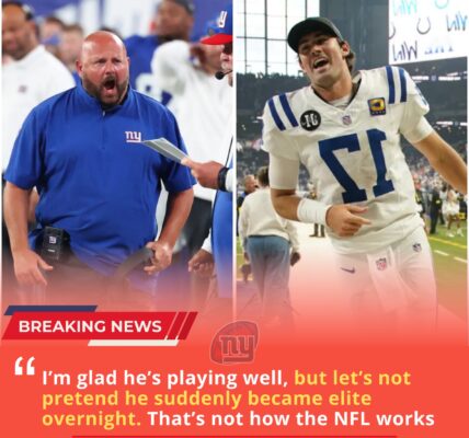 SHOCKING REACTION: GIANTS HEAD COACH RESPONDS TO CRITICISM AFTER DANIEL JONES SHINES AT COLTS