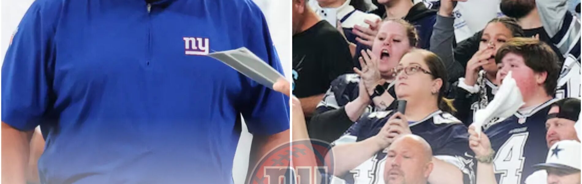 GIANTS HEAD COACH SLAMS CROWD DISRUPTION, ASKS NFL TO LIMIT COWBOYS FAN ADVANTAGE