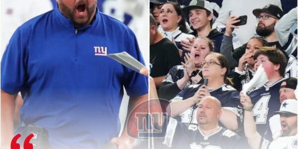 GIANTS HEAD COACH SLAMS CROWD DISRUPTION, ASKS NFL TO LIMIT COWBOYS FAN ADVANTAGE