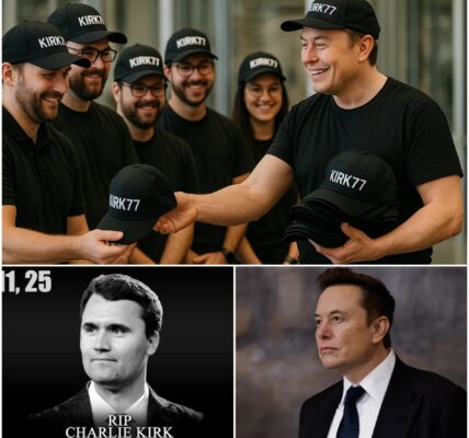MEMORIAL SHOCK: Elon Musk just dropped a bombshell — every Tesla, SpaceX, and X employee will wear a black “Kirk77” hat. Each hat is more than cloth — it’s a vow to live fiercely, boldly, carrying Charlie Kirk’s fire forward.