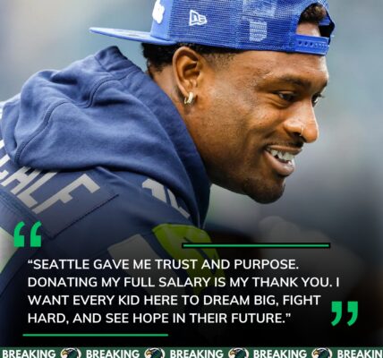 SEATTLE SHOCKWAVE 💙: DK Metcalf Stuns NFL by Donating His Entire 2025 Salary to Seattle Schools and Youth Programs — A Bold Promise to Lift the Next Generation
