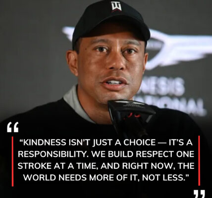 Golf legend Tiger Woods sent waves through the sports world after his comments on Charlie Kirk went viral. His story read: “Respect is built one stroke at a time.” Criticism poured in, but Woods doubled down: “Kindness is not optional — it’s urgent.”