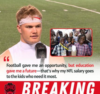OFF THE FIELD: OHIO STATE UNIVERSITY YOUNG STAR LINCOLN KIENHOLZ SHOCKS THE NATION: DONATING NFL SALARY TO SCHOOLS AND CHILDREN'S PROGRAMS