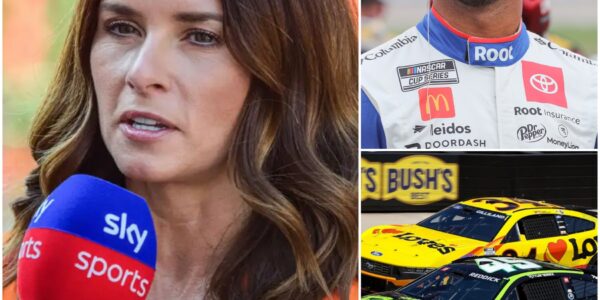 🔥 “Sit down, Wallace.” In a jaw-dropping live TV clash at Bristol 2025, Danica Patrick unleashed fire, branding Bubba Wallace a “NASCAR puppet” after his taunts. When Wallace tried to fire back, she dropped a brutal truth that froze him mid-sentence. The studio went silent—then exploded with thunderous cheers. Ten sentences. One queen. Wallace left speechless, Patrick victorious.