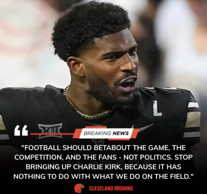 BREAKING: Shedeur Sanders Ignites NFL Firestorm With Bold Statement on Politics in Football