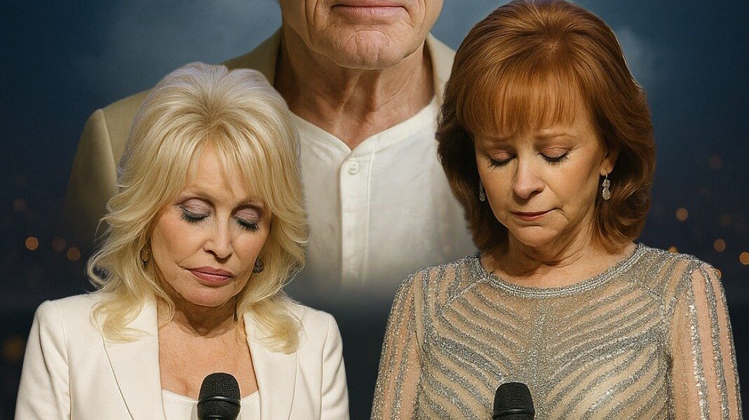 HEARTBREAKING TRIBUTE 💔: In a moment that shook the soul of country music, Dolly Parton and Reba McEntire stood side by side before 80,000 weeping fans, lifting their voices in a tear-soaked farewell to the late bert Redf0rd. The stadium transformed into a cathedral of memory — every lyric a prayer, every note a flame. As the Queens of Country embraced under the lights, the crowd knew they weren’t just witnessing a concert, but a sacred sanctuary of grief, love, and immortal legacy.