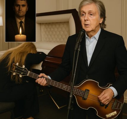Paul McCartney Breaks Silence, Stands Beside Widow Erika Kirk in Heartfelt Tribute to Ch@l!e K!rk