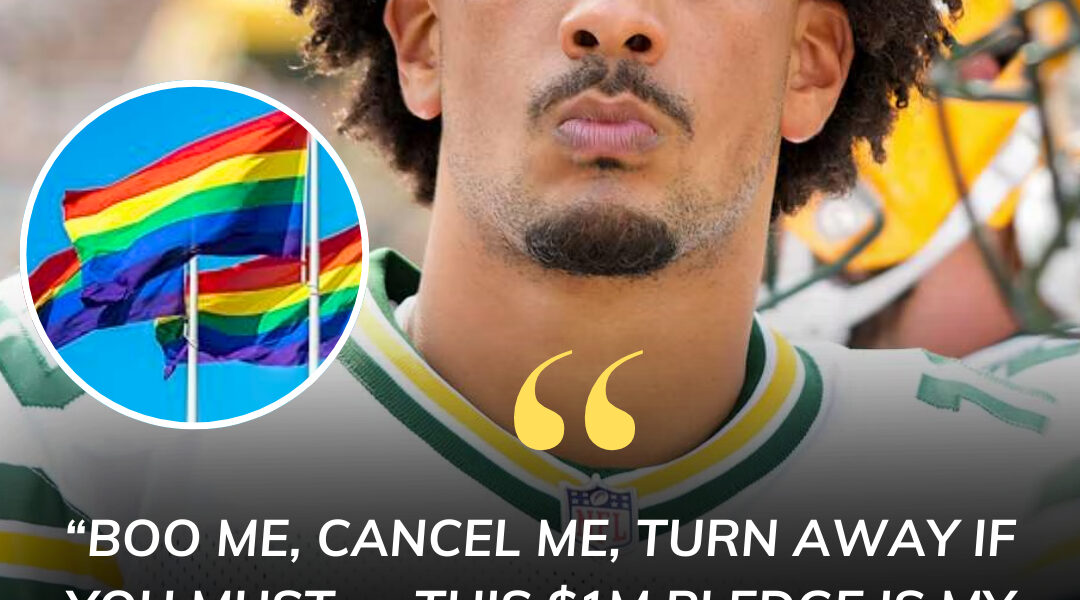 BREAKING: Packers QB Jordan Love detonates a political earthquake — pledging $1 MILLION to launch a nationwide Charlie Kirk project. Calling it a “beacon in the war against LGBT and WOKE,” Love’s move splits Lambeau Field in half, ignites a nationwide firestorm, and leaves America reeling in shock.
