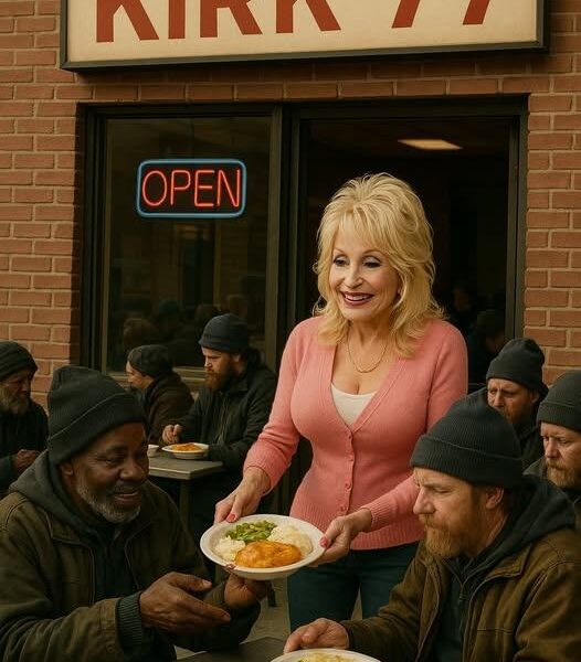 Dolly Parton has stunned the world with a breathtaking act of love: buying back the little Tennessee diner where she once sang for tips and naming it “K!rk 77.” But it’s more than a name — every day, over 200 homeless souls now find hot meals, warmth, and dignity there. In honoring Ch@rl!e K!rk, Dolly has turned her past struggles into a living sanctuary of hope, proving that her heart is even bigger than her music.