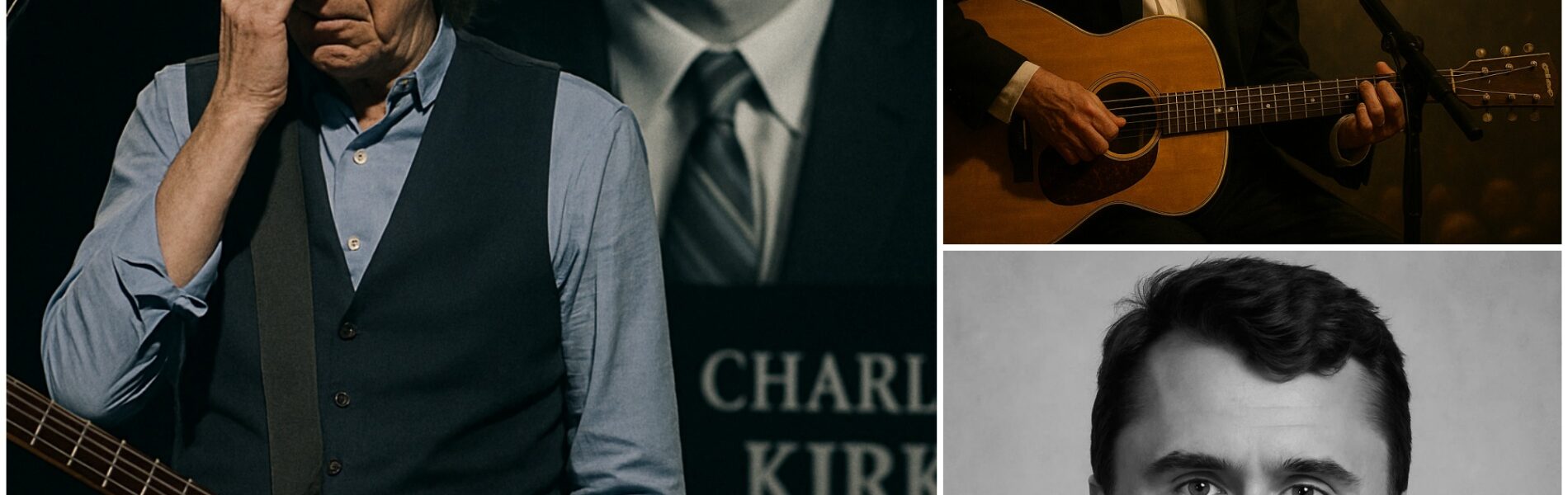 “Paul McCartney Stops Concert Cold to Honor Charlie Kirk in Haunting Tribute”