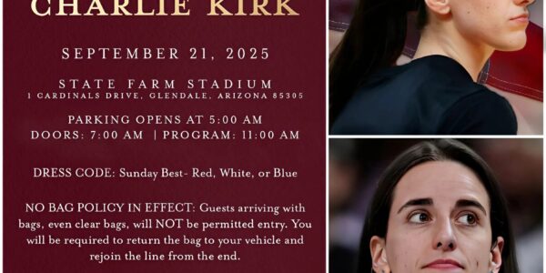 Caitlin Clark Unites America: A National Tribute to Charlie Kirk at State Farm Stadium