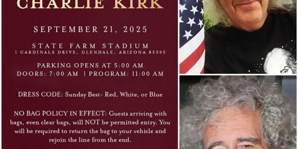 Brian May Leads America in Historic Tribute to Charlie Kirk at State Farm Stadium
