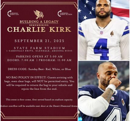 A Defining Moment of Unity: Dak Prescott Calls Nation Together to Remember Charlie Kirk