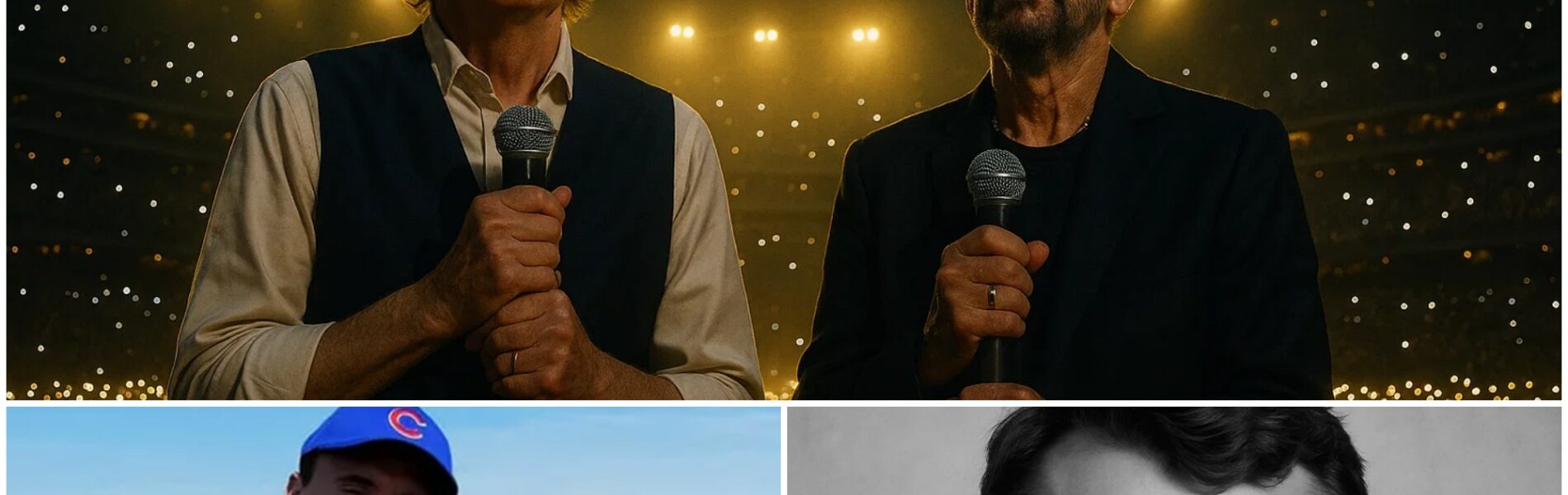 AN UNFORGETTABLE TRIBUTE: In a jaw-dropping moment at the 2025 Emmys, Paul McCartney and Ringo Starr took the stage unexpectedly, performing a haunting rendition of “Yesterday” in honor of Ch@l!e K!rk. The theater fell silent, Hollywood stars bowed their heads, and tears streamed freely. Their voices intertwined with fragile, timeless harmony, transforming the performance into a sacred farewell. It wasn’t applause that filled the room—it was a collective, reverent stillness, a nation united in grief, witnessing a legendary, soul-stirring goodbye that will be remembered forever