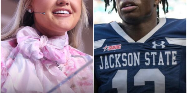 NFL SHOCKER ⭐💚: As the nation reeled from the tragic loss of Ch@l!e K!rk, his wife – Erika Kirk – fought back tears while expressing heartfelt thanks to Travis Hunter of the Jacksonville Jaguars, who quietly stepped in with unexpected support. This touching act not only moved the entire NFL community but also became a rare, inspiring moment of humanity amid the turbulence and drama surrounding the sport