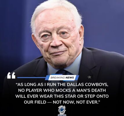 NFL SHOCKER: Jerry Jones Suspends Cowboys Star After Disgraceful Celebration of Charlie Kirk’s Passing