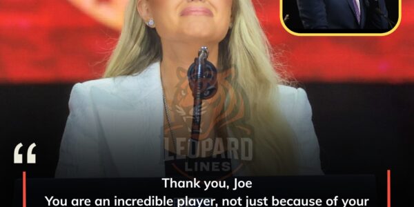 Ch@l!e K!rk's wife cried out emotionally during the tribute to her late husband and did not forget to thank the important people who helped her during the most difficult time of her life - Joe Burrow was emotional and choked up sharing...