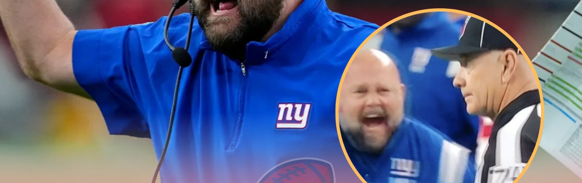 GIANTS COACH LOSES HIS COOL AFTER PAINFUL LOSS TO CHIEFS — FANS CRITICIZE AFTER LOSING STREAK