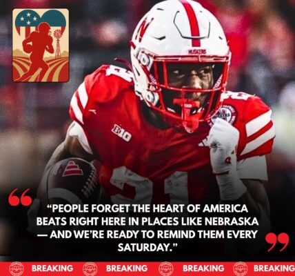 Nebraska’s Emmett Johnson Emerges as More Than a Running Back 🔥 Whispers of Heartland Pride, Political Undercurrents, and a Surprising Cultural Shift Leave Fans Wondering What His Rise Really Means