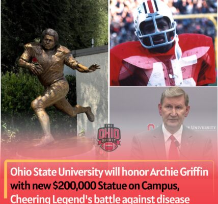 OHIO STATE UNIVERSITY WILL HONOR ARCHIE GRIFFIN WITH NEW $200,000 STATUE ON CAMPUS, CHEERING LEGEND'S BATTLE AGAINST DISEASE