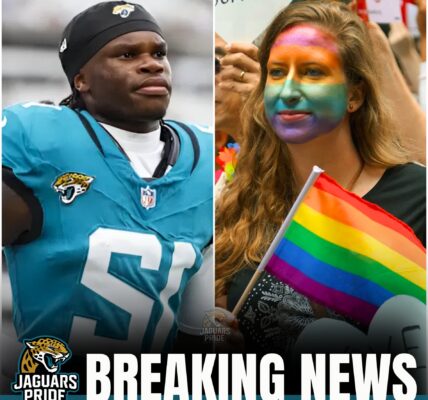 🚨BREAKING NEWS ROCKING THE NFL: Jacksonville Jaguars phenom Travis Hunter has set off a firestorm after refusing to wear the LGBT armband ahead of the team’s next matchup, boldly rejecting what he called a “woke agenda.” Hunter didn’t mince words: “Football is about the game, the grind, and the fans — not politics. Stop forcing this on us.” His statement has ignited fierce debate across the league and beyond.