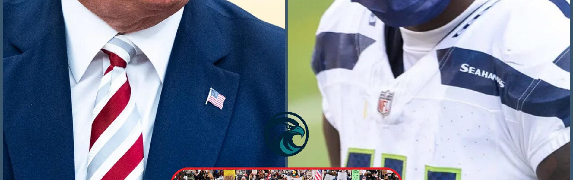 NFL FIRESTORM: Seahawks star DK Metcalf shocks nation by backing explosive 50501 Movement, igniting bitter clash with Donald Trump as protests, politics, and football collide in a stunning showdown.