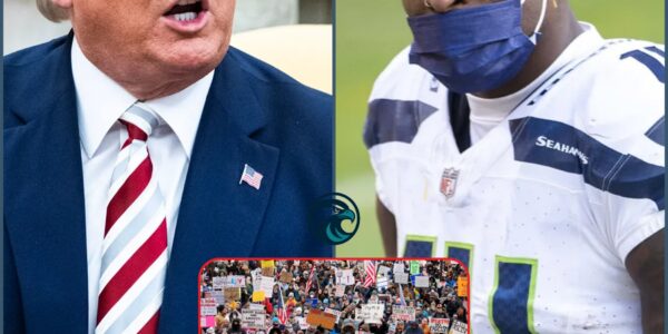 NFL FIRESTORM: Seahawks star DK Metcalf shocks nation by backing explosive 50501 Movement, igniting bitter clash with Donald Trump as protests, politics, and football collide in a stunning showdown.