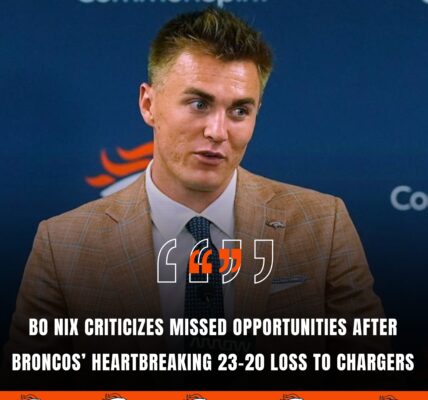 Bo Nix Criticizes Missed Opportunities After Broncos’ Heartbreaking 23-20 Loss to Chargers