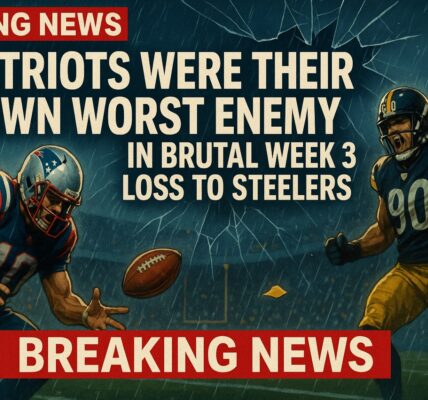 Pain in Foxboro: Pats’ Errors Pile Up, Steelers Walk Out Smiling