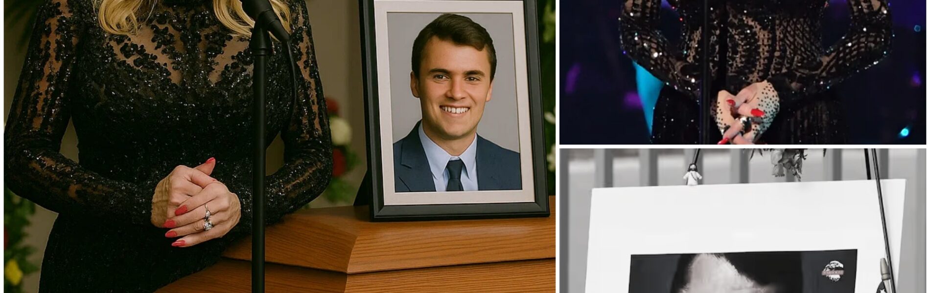 DOLLY PARTON SHOCKS THE WORLD: Country Queen Breaks Down in Tears Singing “Amazing Grace” Beside Ch@rl!e K!rk’s Casket — A Final Farewell That Left the Hall Silent