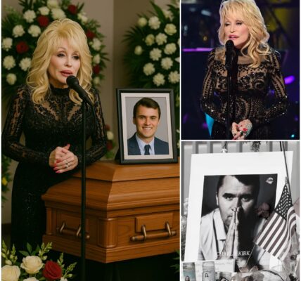 DOLLY PARTON SHOCKS THE WORLD: Country Queen Breaks Down in Tears Singing “Amazing Grace” Beside Ch@rl!e K!rk’s Casket — A Final Farewell That Left the Hall Silent