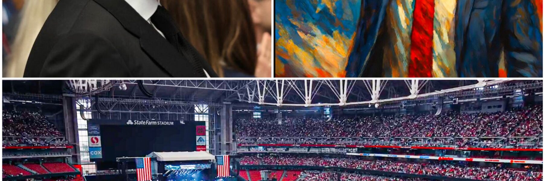 “When Elon Musk stepped onto the field to honor Charlie Kirk, the stadium shook with emotion. The world’s richest man, usually unshakable, fought back tears as thousands rose to their feet, hearts beating as one. In that moment, it was clear—Charlie’s legacy was not measured in wealth or power, but in the lives he touched, the voices he inspired, and the fire he left burning in a generation.”🕊️