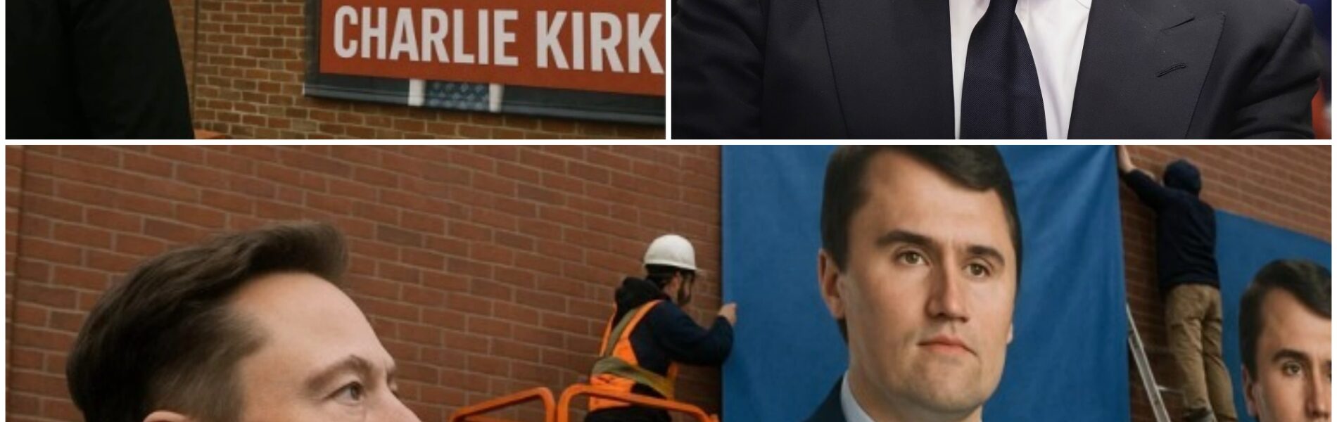 BREAKING—Elon Musk stuns America with a $1 million pledge to create 300 giant murals of Charlie Kirk nationwide. From New York to L.A., city walls will soon blaze with his image and message. Praised, attacked, impossible to ignore—is this tribute, provocation, or the birth of a new movement?