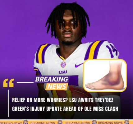 Relief or More Worries? LSU Awaits Trey'Dez Green’s Injury Update Ahead of Ole Miss Clash