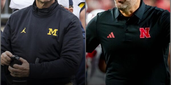 BREAKING NEWS🔥: Nebraska head coach Matt Rhule and his staff have demanded a replay of the controversial loss to Michigan, citing the “biggest officiating scandal in Big Ten history” after referee John Daniels and the VAR crew ignored a blatant foul on Dane Key. As outrage erupted, Jim Harbaugh shrugged and delivered 12 words that left Husker Nation furious…