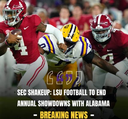 SEC Changes Schedule: LSU Will No Longer Face Alabama in Classic Showdowns