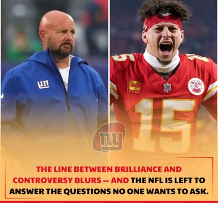 CONTROVERSY ERUPTS: GIANTS COACH ASKS NFL TO DOPING TEST PATRICK MAHOMES AFTER CHIEFS WIN