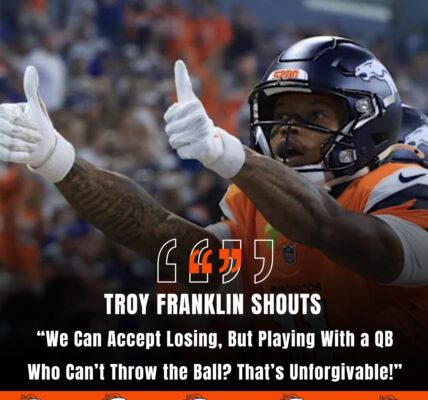 Broncos Locker Room Erupts: Troy Franklin Shouts – “We Can Accept Losing, But Playing With a QB Who Can’t Throw the Ball? That’s Unforgivable!”