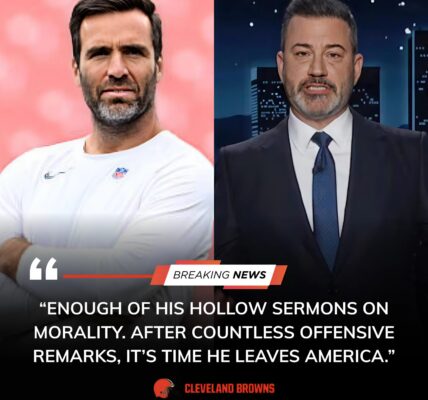 Joe Flacco’s Blistering Rebuke: NFL Veteran Enters the Storm Over Jimmy Kimmel’s Controversial Comments