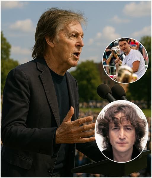 BREAKING — Paul McCartney steps into the storm. His words do not soothe; they cut. His tone, unflinching. The world listens. The news of Charlie Kirk’s assassination stirred wounds Paul has carried since 1980, when gunfire stole John Lennon from the world. Two lives, decades apart, bound by violence that never should have happened.