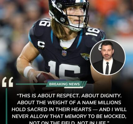 BREAKING — LAWRENCE ERUPTS: In a thunderous stand that shook the NFL, Jacksonville Jaguars star Trevor Lawrence unleashed fire over the scandal that forced Jimmy Kimmel Live! off the air. His voice, steady yet burning with outrage, condemned the vile mockery of Charlie Kirk’s death. “This is about respect. About dignity. About the weight of a name millions hold sacred.” In that searing moment, Lawrence rose beyond football — a warrior demanding accountability, a voice for the voiceless, and a beacon of moral clarity in a league engulfed by chaos.